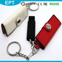 Leather Wallet USB Flash Drive with Key Ring (TL040)